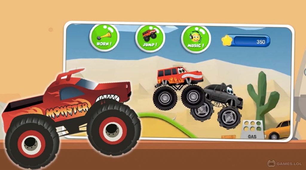 Monster Trucks game for Kids