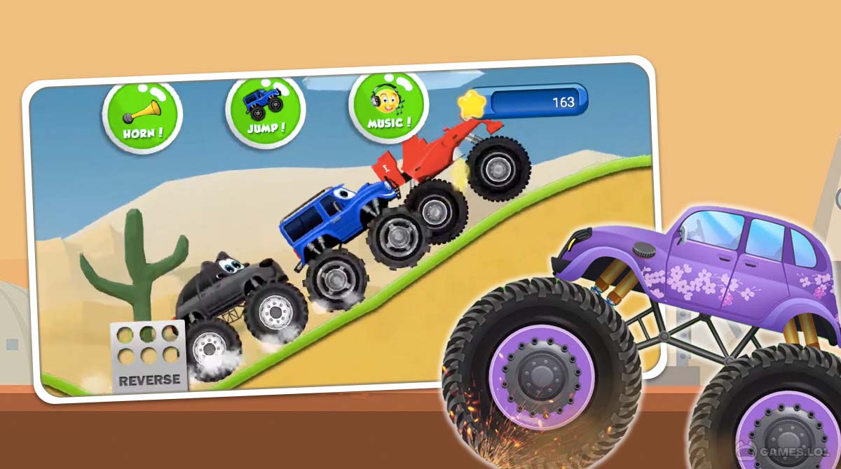 Monster Truck Game For Kids – Download & Play For Free Here