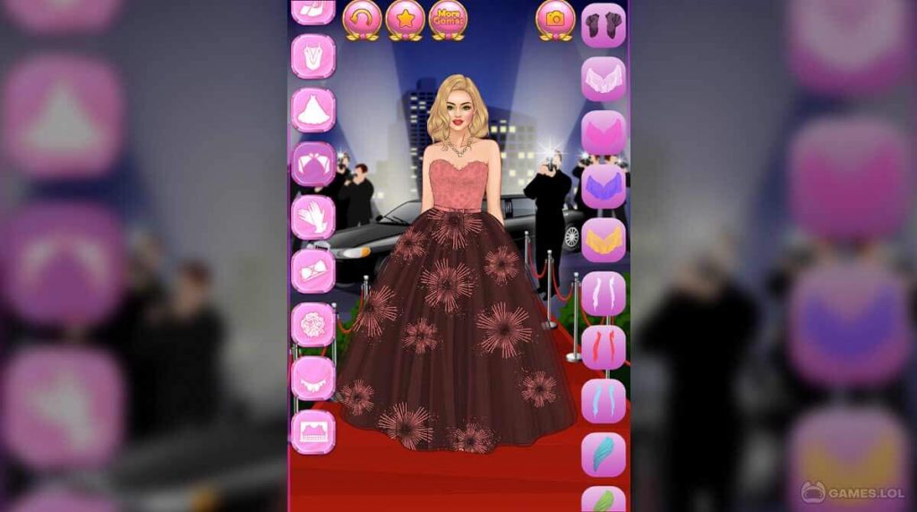 Red Carpet Dress Up Girls Online – Play Free in Browser 