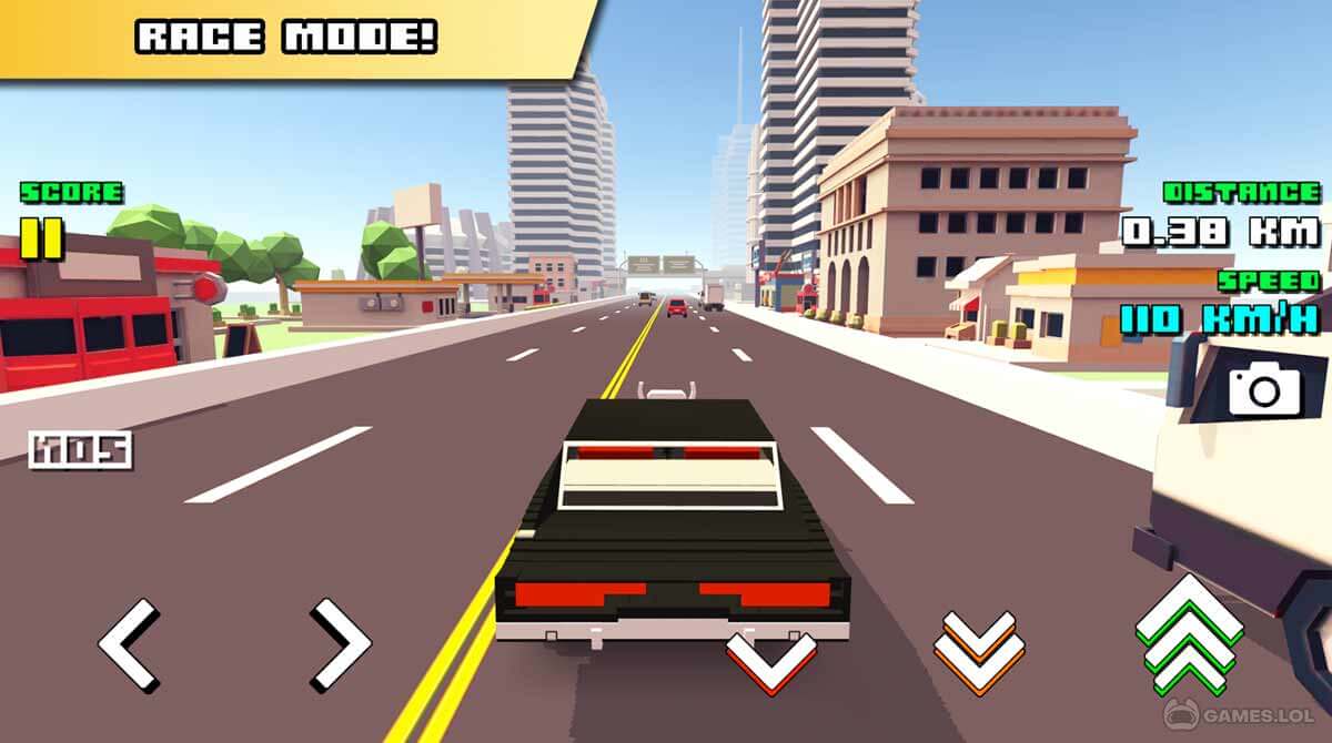 blocky car racer download PC free