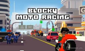 Play Blocky Moto Racing: Bike Rider on PC