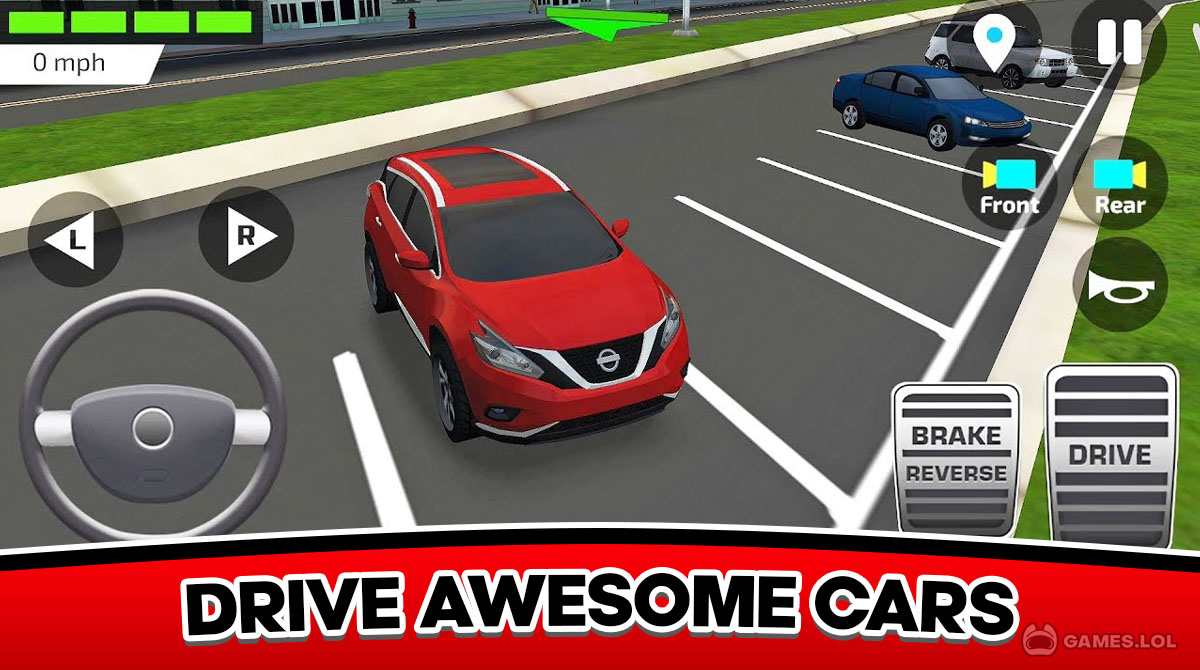 car driving parking gameplay on pc