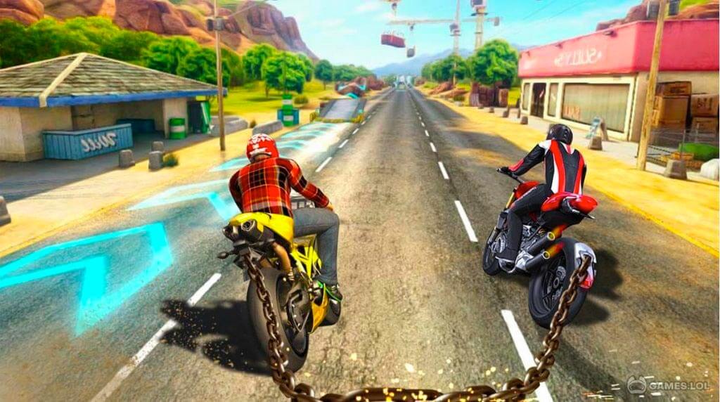 chained bikes racing for pc