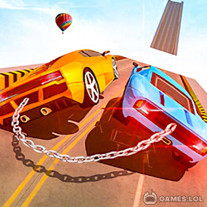 Chain Car Stunt Simulator - 3D Extreme Highway Car Driving Games