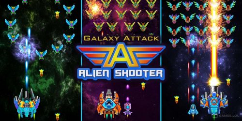 Play Galaxy Attack: Shooting Game on PC