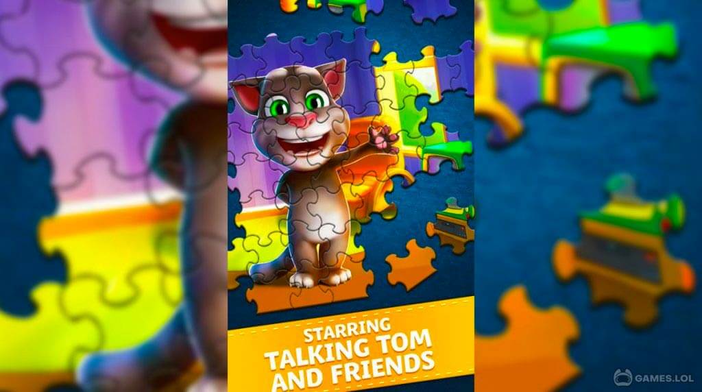 Talking Tom Jigsaw Puzzle no Jogos 360