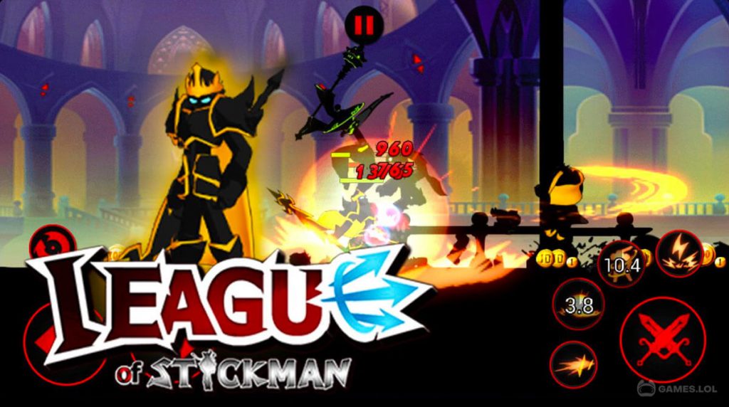Baixe League of Stickman 2-Online Fi no PC