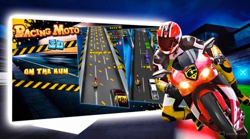 racing moto 3D gameplay on pc