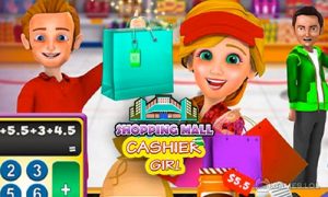 Play Shopping Mall Cashier Girl – Cash Register Games on PC