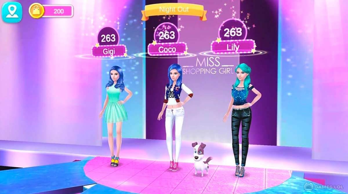 mall girl games dress up