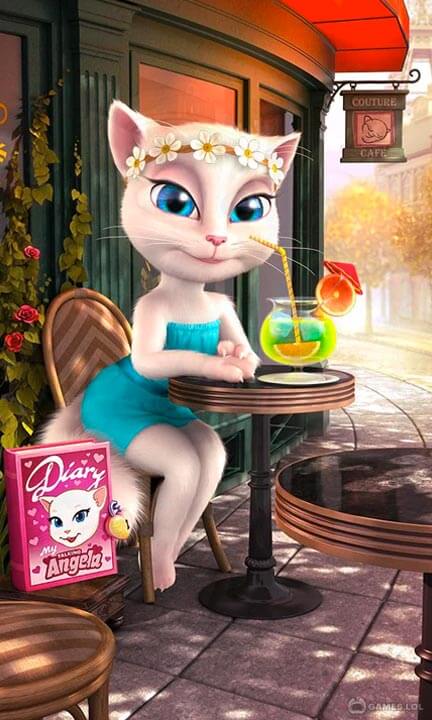 talking angela gameplay on pc