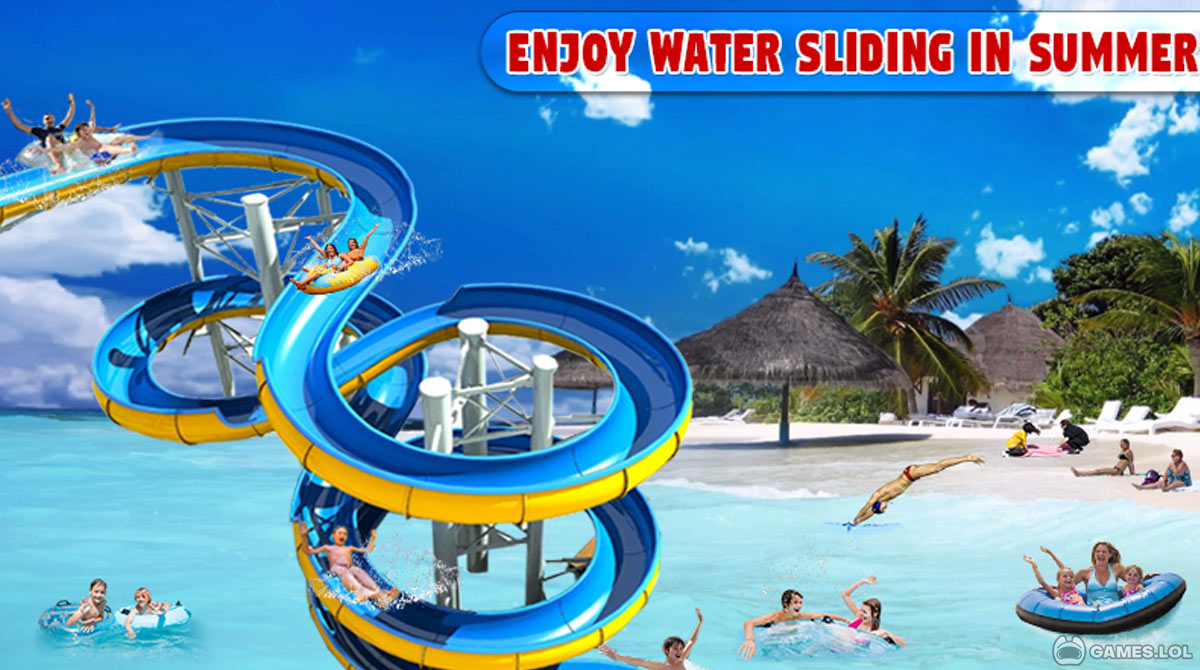 water slide adventure game gameplay on pc