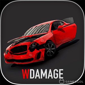 wdamage car crash engine on pc