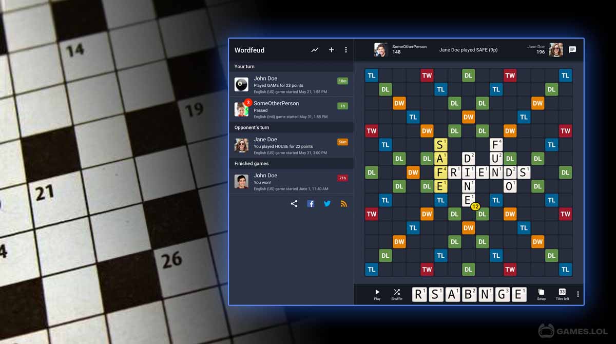 wordfeud for pc