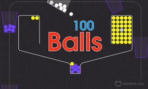 Play 100 Balls – Tap to Drop the Color Ball Game on PC