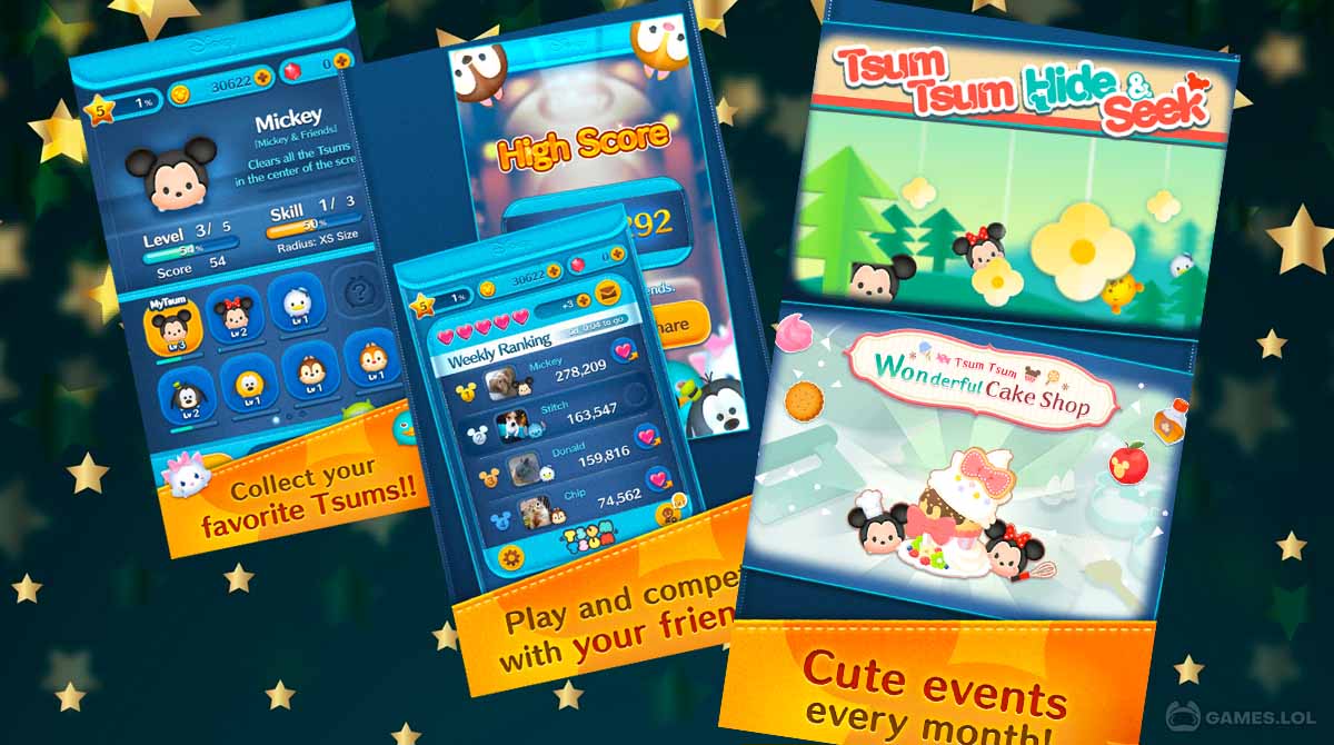 LINE disneytsum tsum download PC free