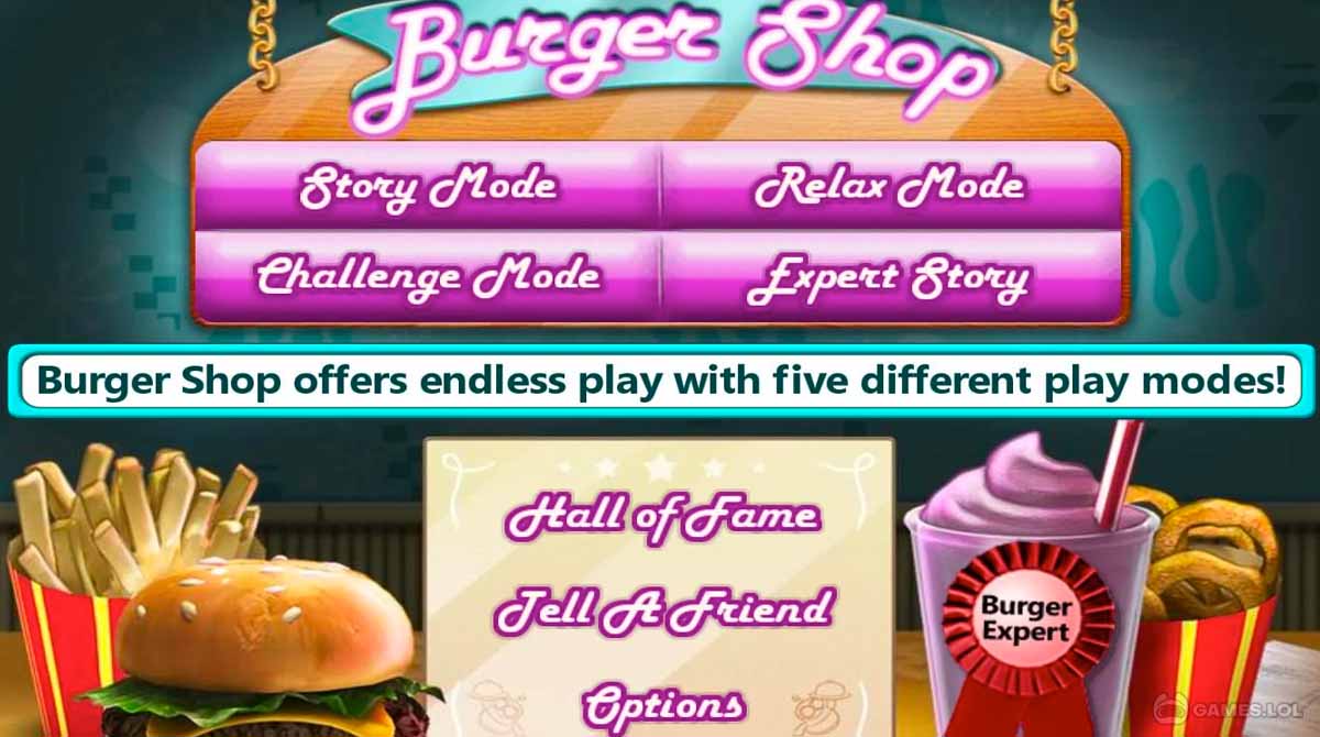 burger shop download PC