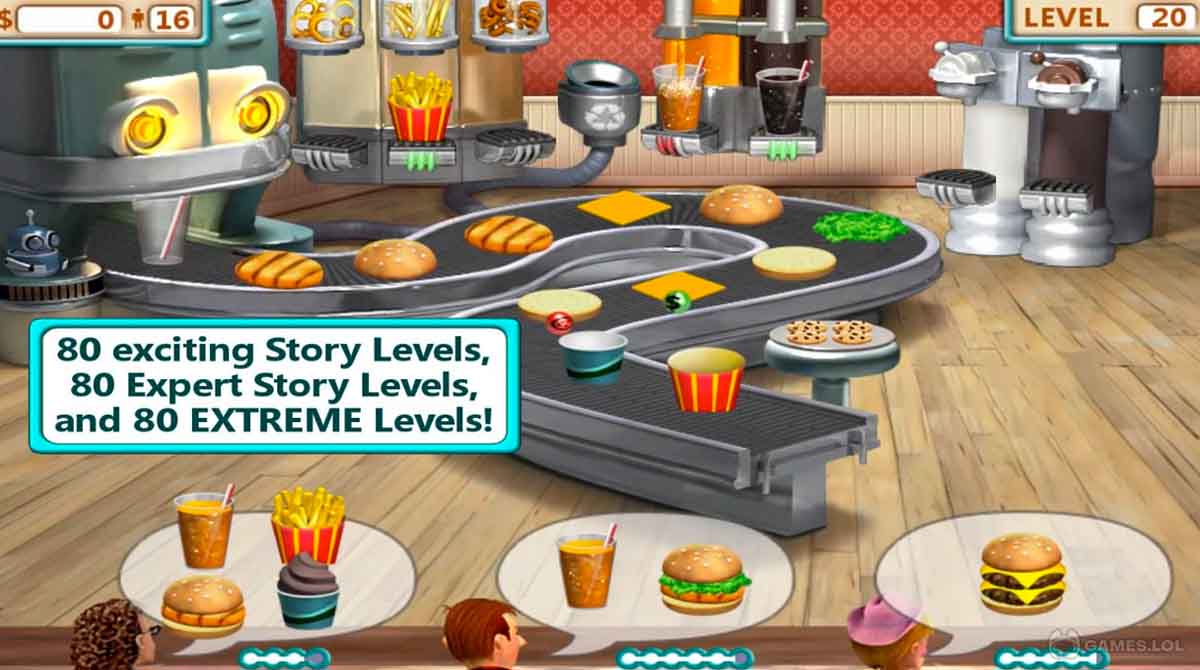 burger shop free games