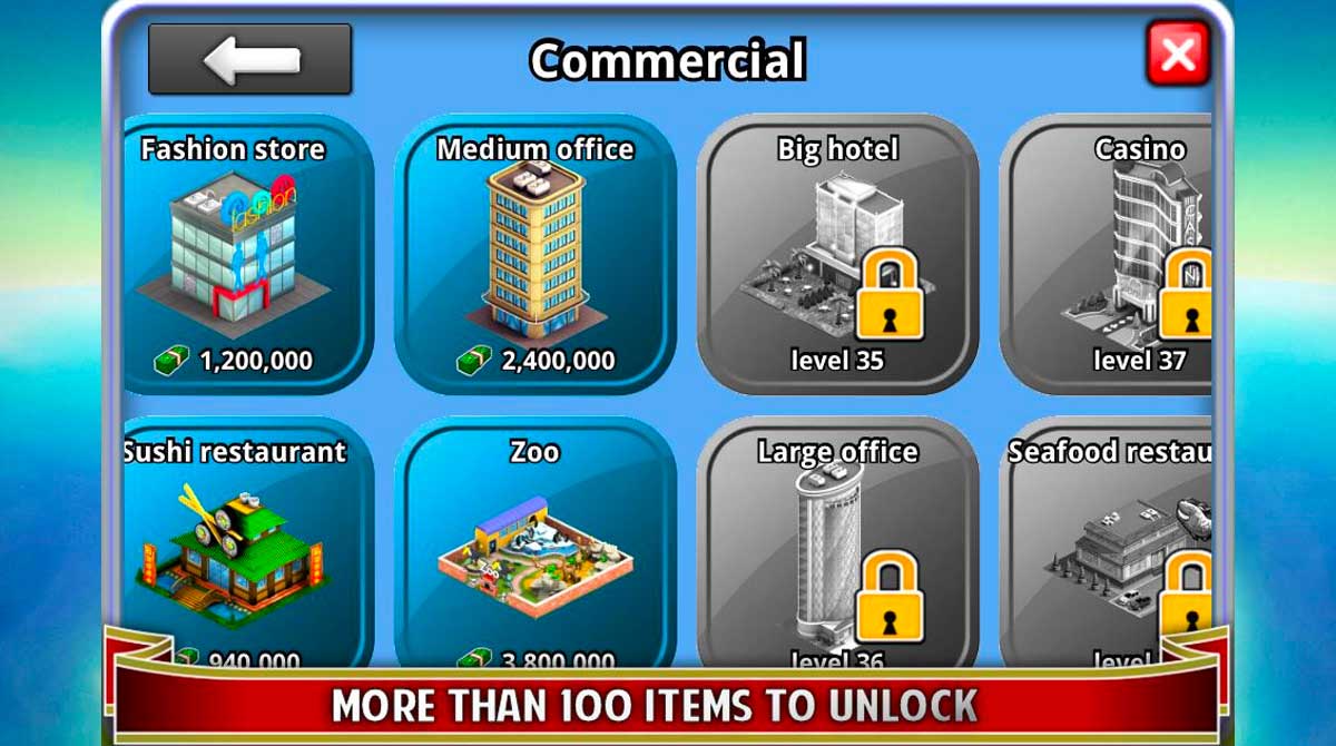 city island builder tycoon unlockables