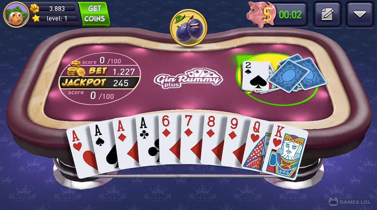 play gin rummy online for free