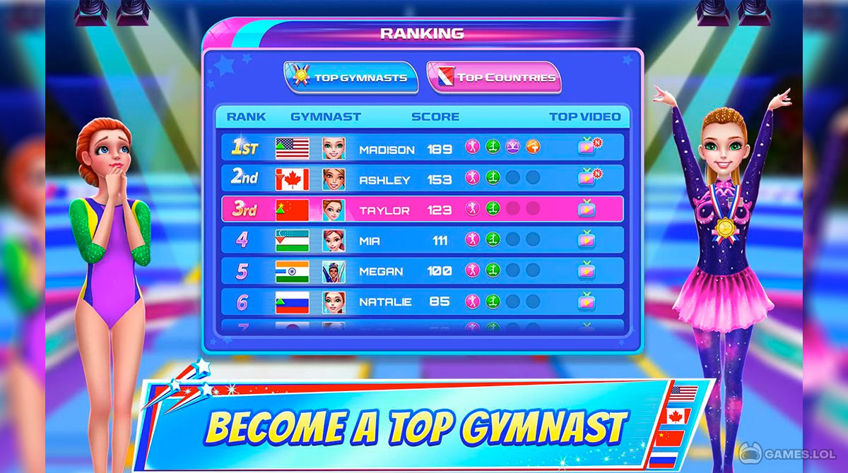 gymnastics superstar gameplay on pc