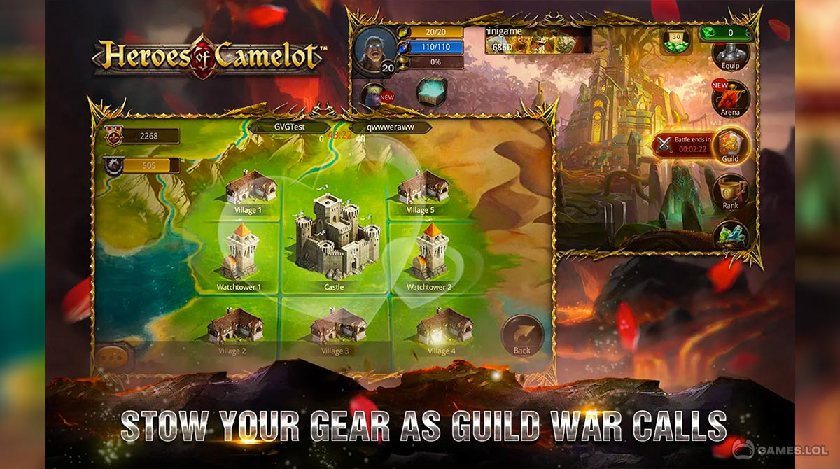 heroes of camelot free download