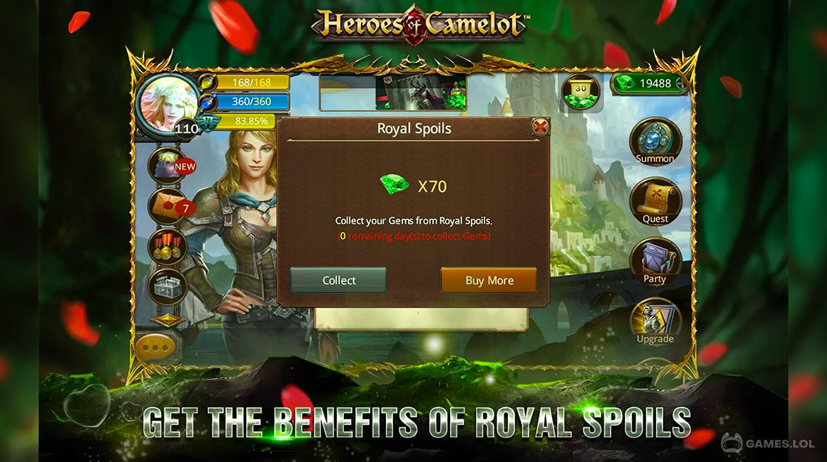 heroes of camelot gameplay on pc