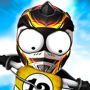 Play Stickman Downhill Motocross on PC