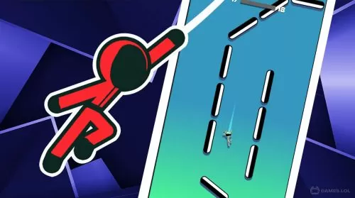 Stickman Hook is an addictive casual game that turns a stickman into a  bouncing ball - Droid Gamers