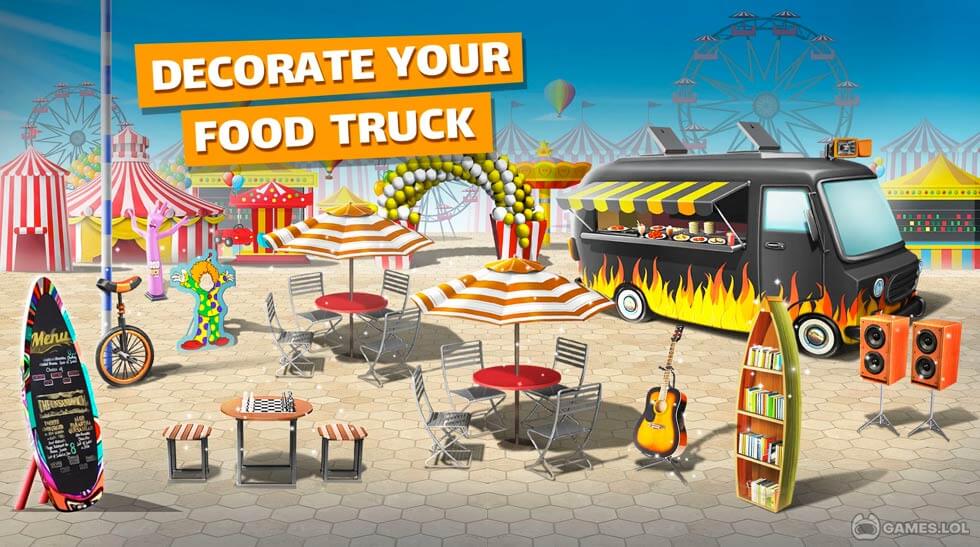 food truck chef download PC free
