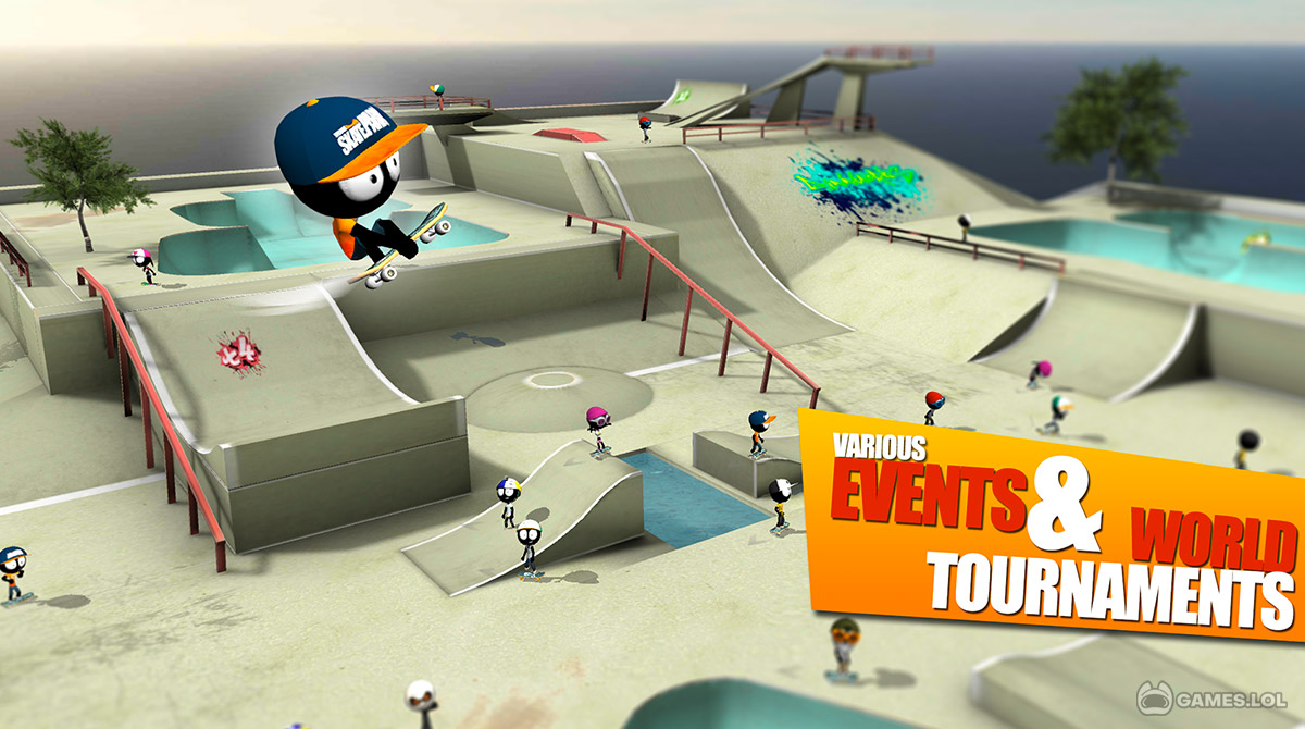 stickman skate gameplay on pc