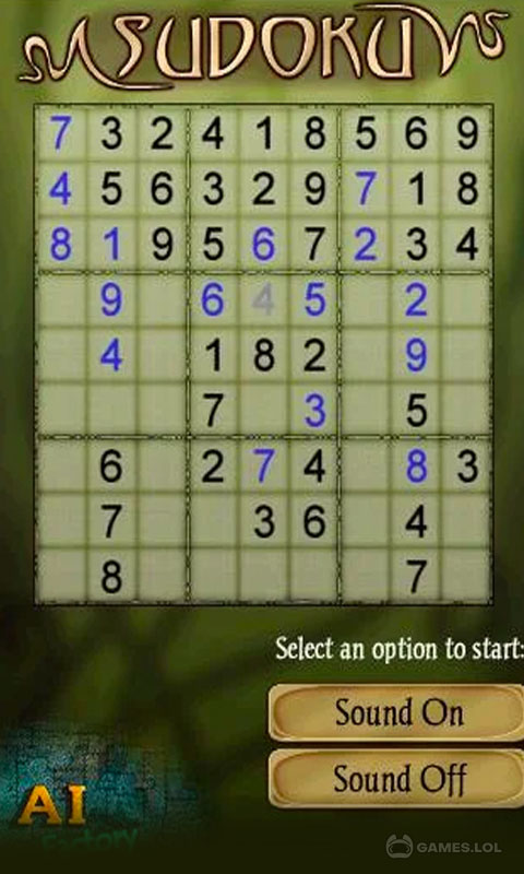 sudoku free download PC free