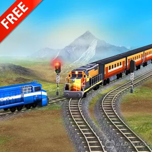 Play Train Racing Games 3D 2 Player on PC