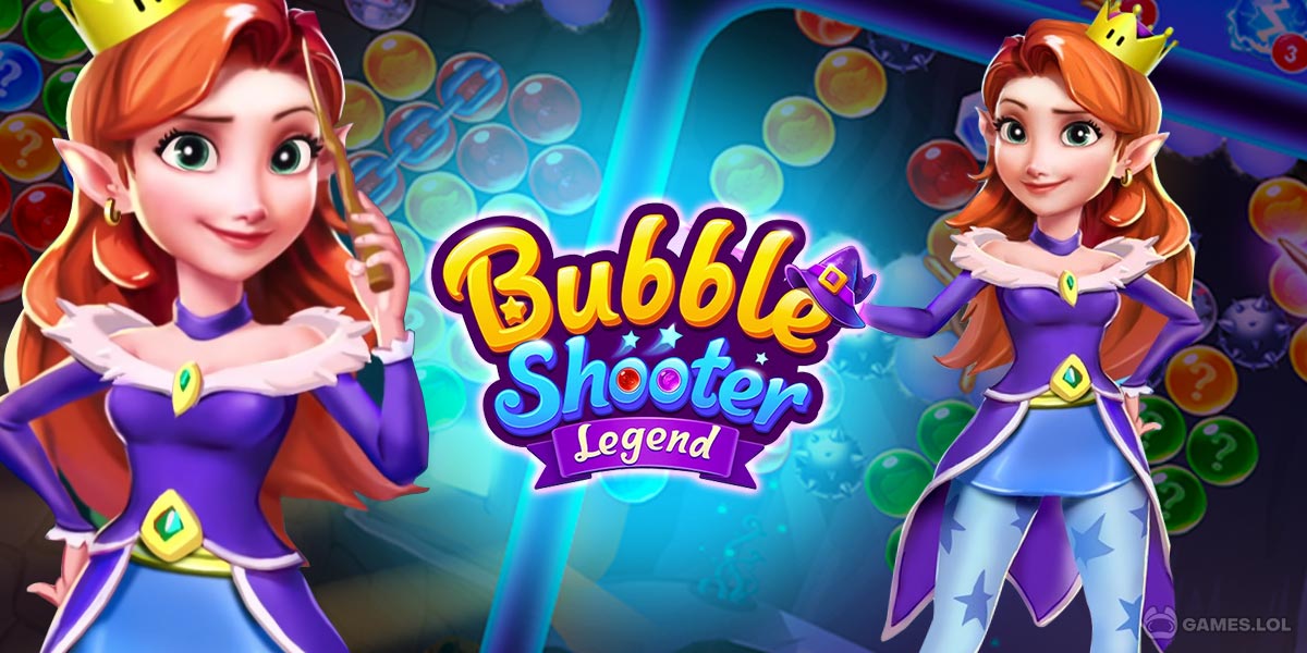 Bubble Shooter Legend Fun Game On Cell Phone 