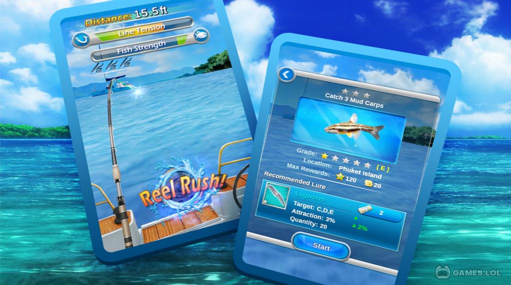 Deep Sea Fishing Mania Game - Play Deep Sea Fishing Mania Online for Free  at YaksGames