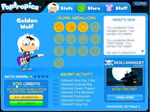 poptropica game match