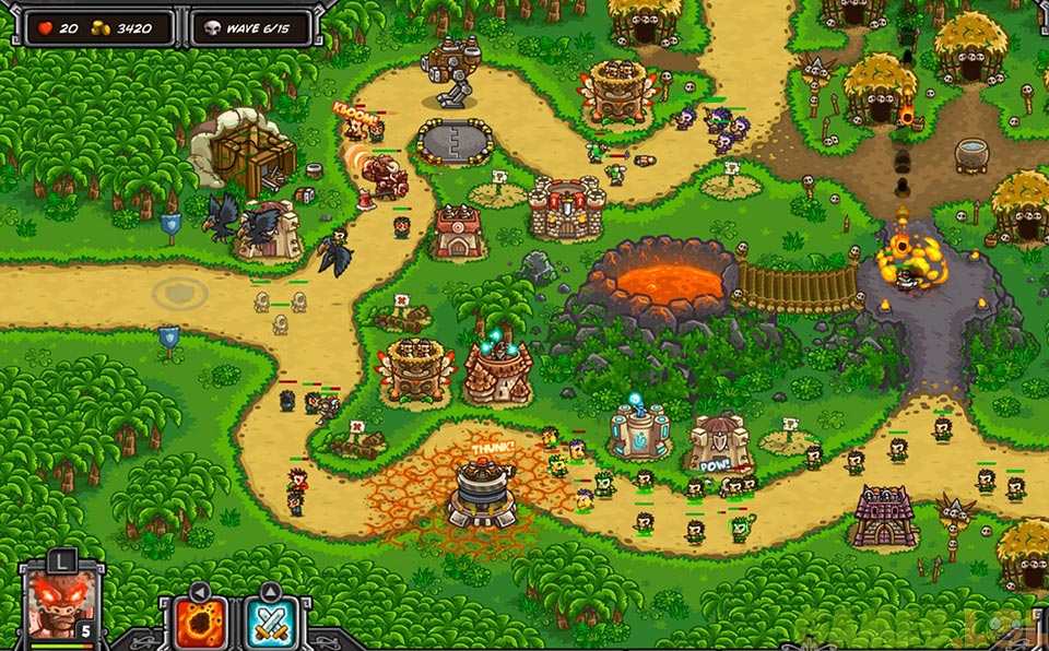 kingdom rush frontiers flying wave