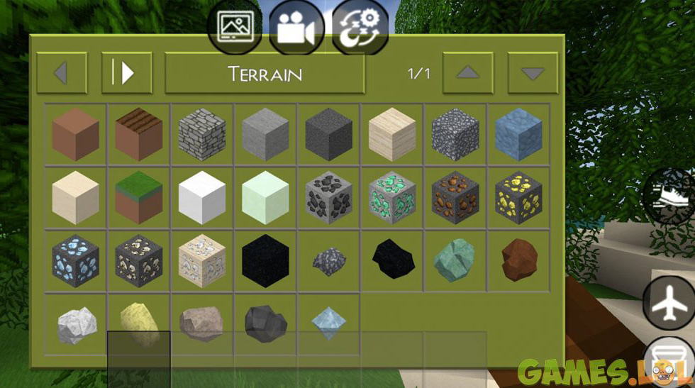 mini block craft inventory