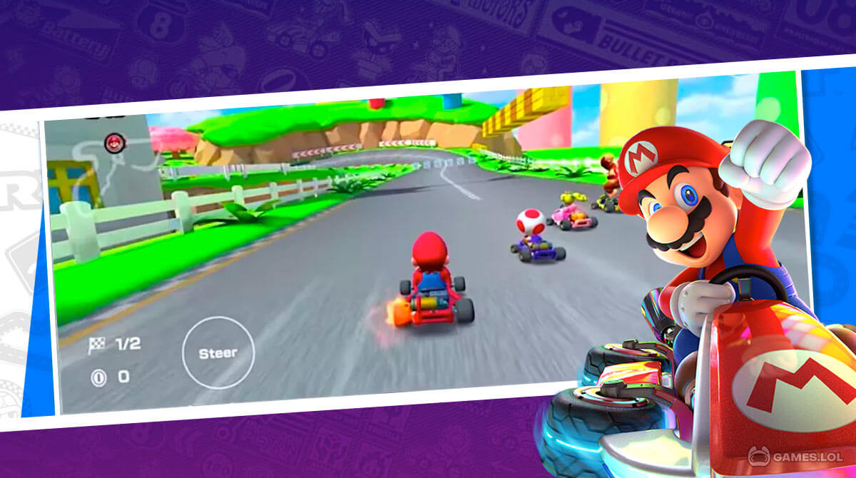 mario kart tour on pc