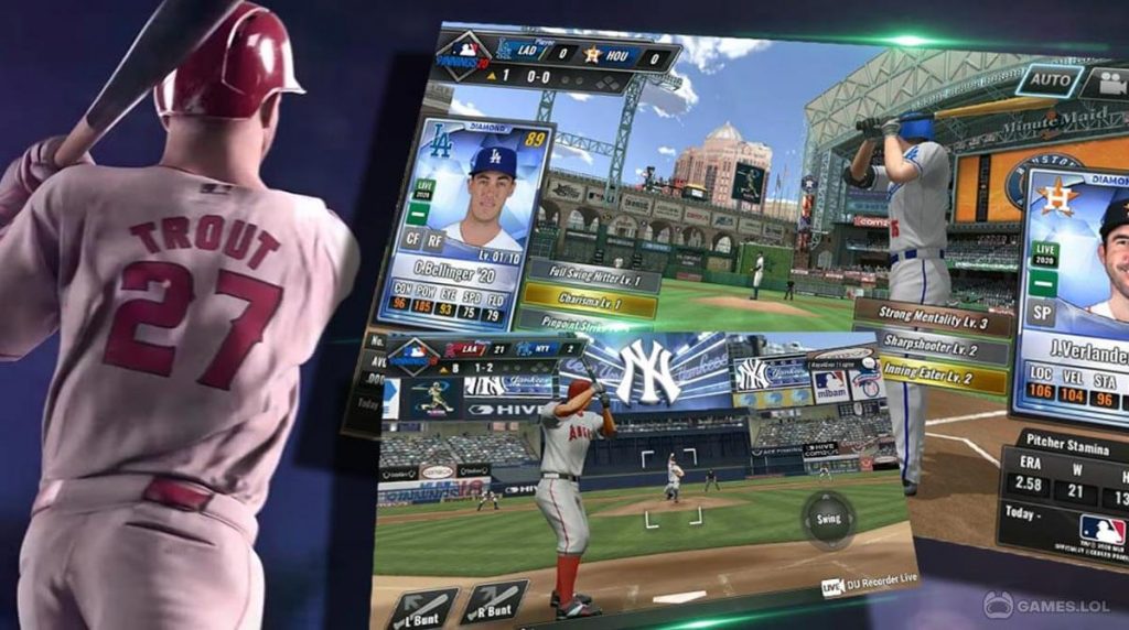 MLB 9 Innings Training My First Player To Level 20 New Diamond  YouTube