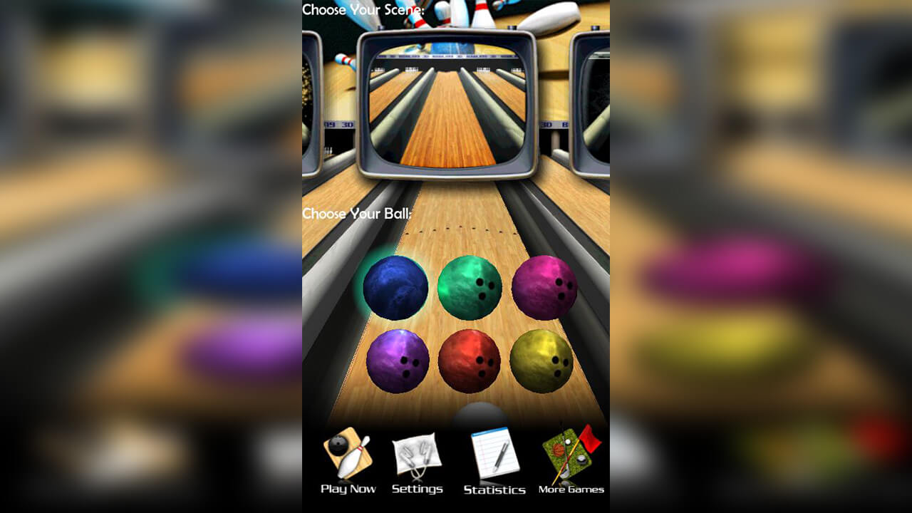 3D Bowling Choose The Ball