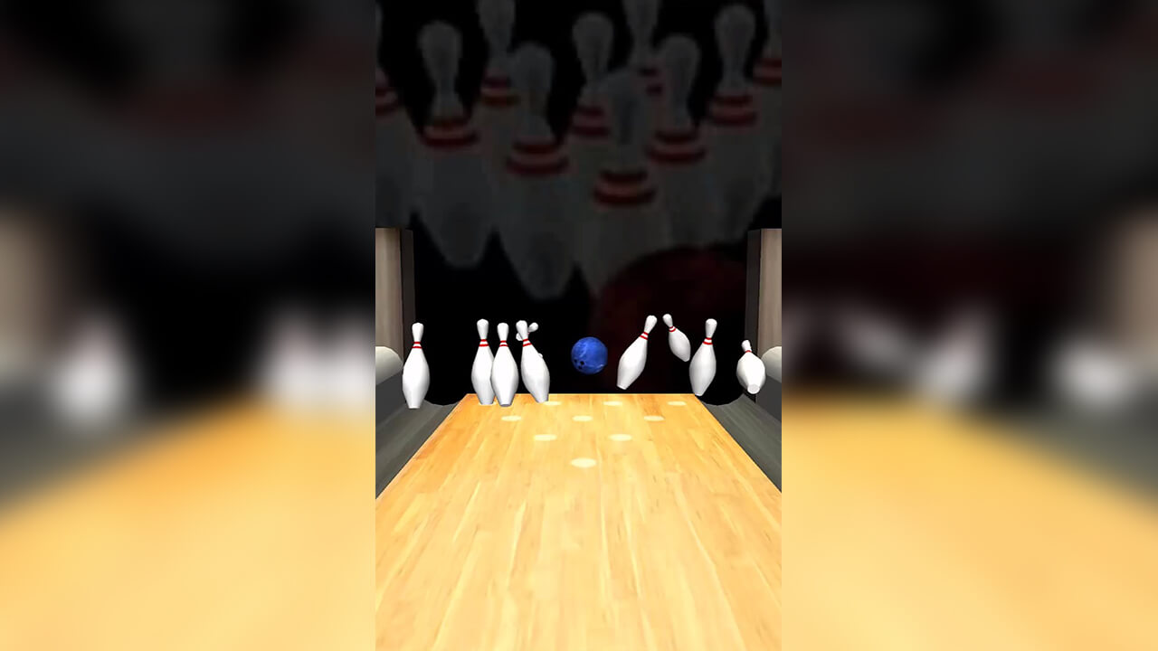 3D Bowling Hit All The Pin