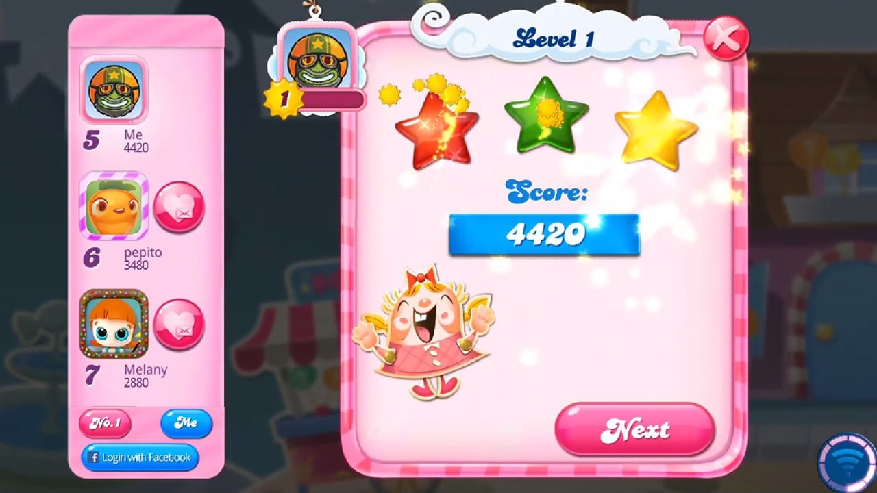 Candy Crush Saga Level Score