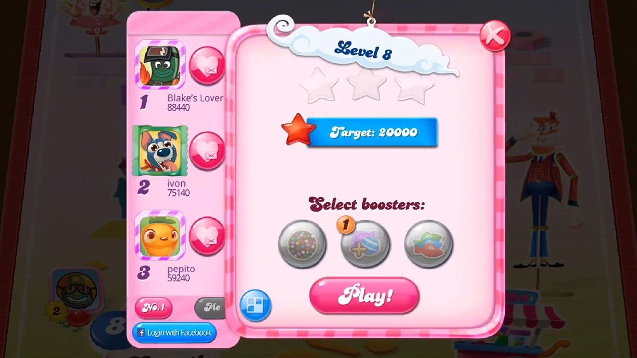 Candy Crush Saga Level Target