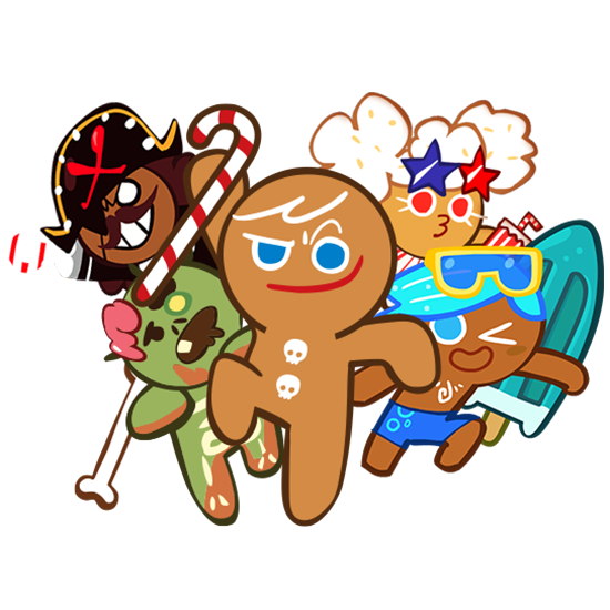 eating cookie run characters