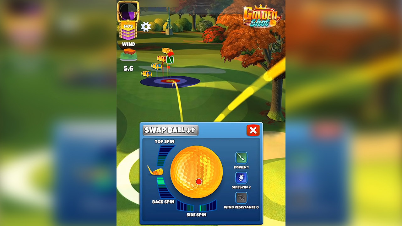 golf clash golden shot swap ball