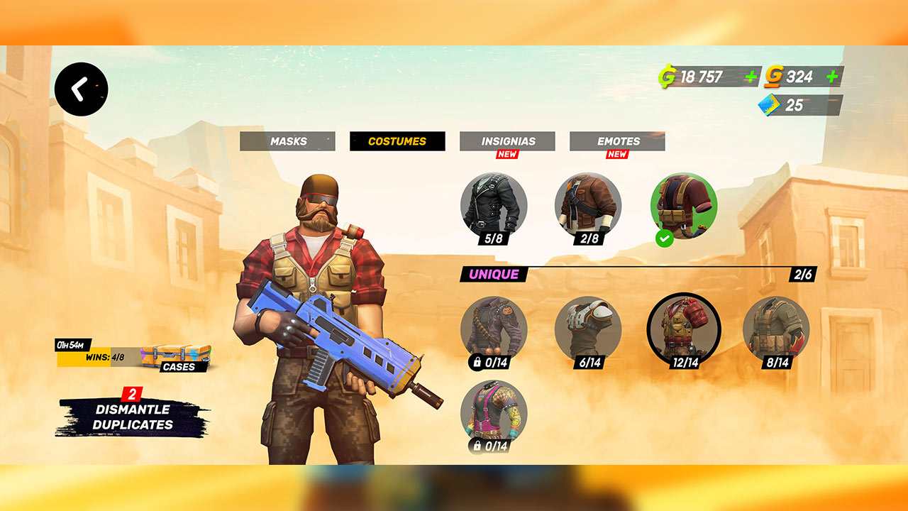 Guns of Boom Online Shooter Custome Change