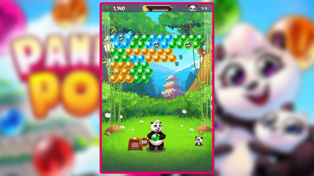 microsoft bubble shooter panda pop level 40 help