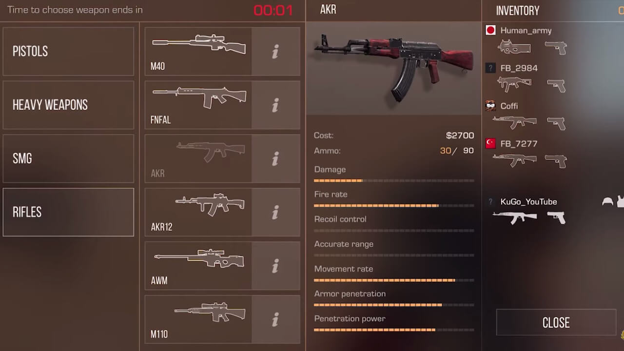 Standoff Two Rifles Option