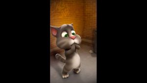 talking tom cat mouth hands